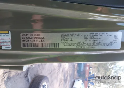 2025 Jeep Wrangler 4-Door Rubicon 4X4 z USA, uszkodzony, nr VIN 1C4PJXFNXSW529267